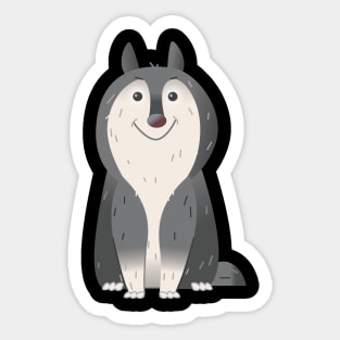 My Husky Sticker